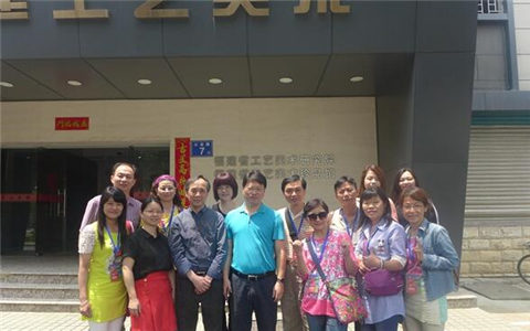 臺灣南投縣文化資產學會參訪福州 開展工藝美術交流