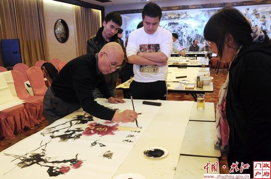 海峽兩岸60多位書畫家齊聚株洲 若葉 攝影