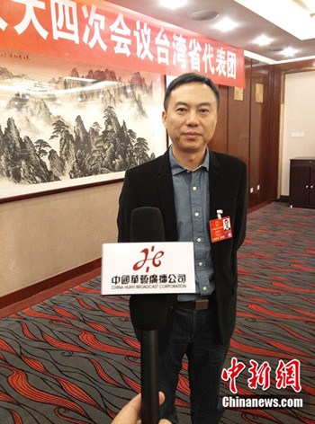 全國(guó)人大代表、武漢理工大學(xué)華夏學(xué)院董事長(zhǎng)張曉東 (民生 攝)