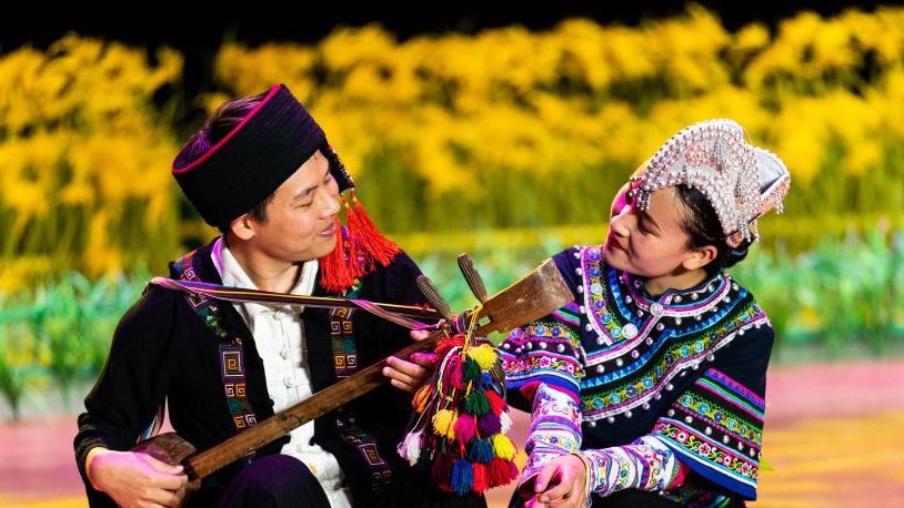 云南元陽:《哈尼古歌》呈現視聽盛宴