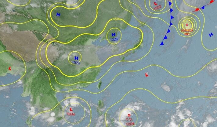 目前位于菲律賓東方海面的熱帶性低氣壓,可能形成今年編號第21號輕度臺風莎莉佳 目前位于菲律賓東方海面的熱帶性低氣壓,可能形成今年編號第21號輕度臺風莎莉佳